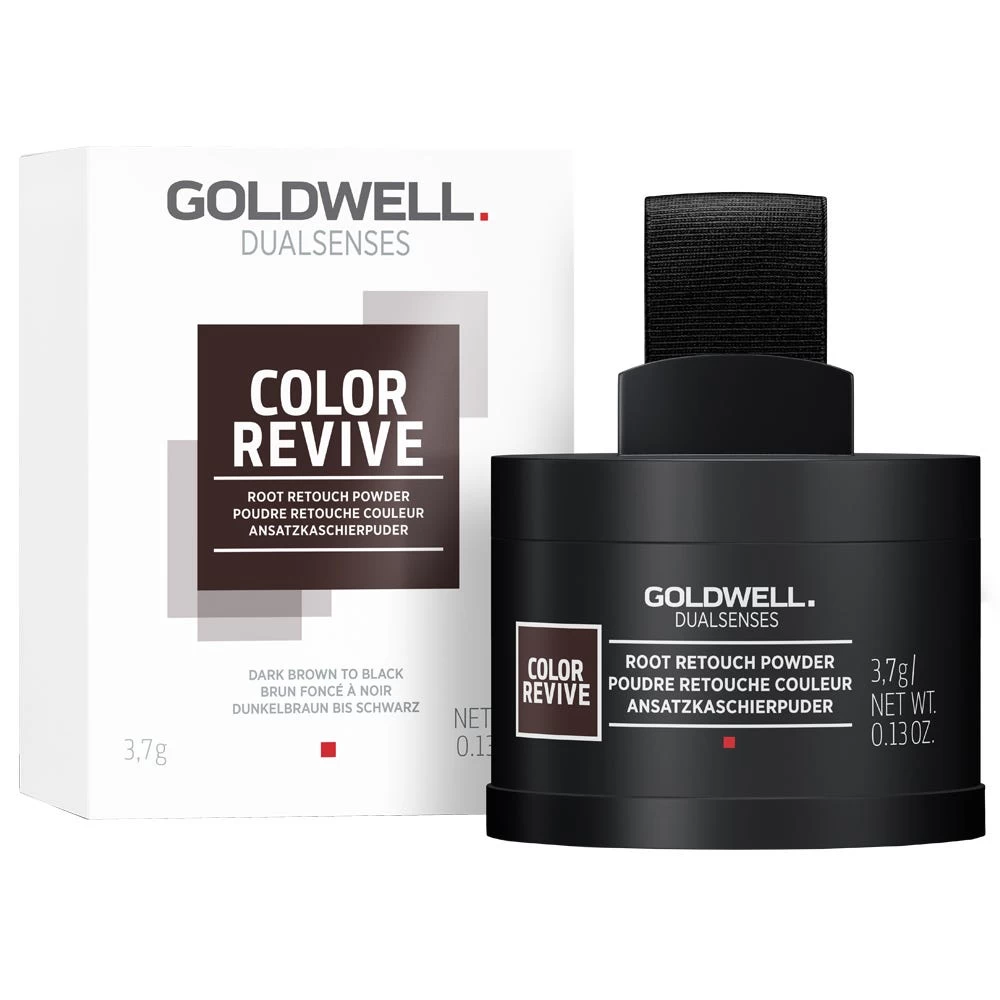 Goldwell Dualsenses Color Revive Ansatzpuder Dunkelbraun Bis Schwarz 3,7 G 1 Goldwell Dualsenses Color Revive Ansatzpuder Dunkelbraun Bis Schwarz 3,7 G