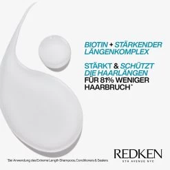 Redken Extreme Length Shampoo 300 Ml -Bestes Haarpflege Geschäft 12092654 2