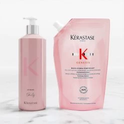 Kérastase Genesis Bain Hydra-Fortifant Refill Pouch 500 Ml + Alu-Flasche -Bestes Haarpflege Geschäft 12100286 6