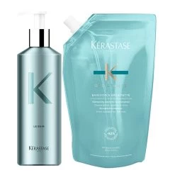 Kérastase Résistance Bain Force Architecte Refill Pouch 500 Ml + Alu-Flasche