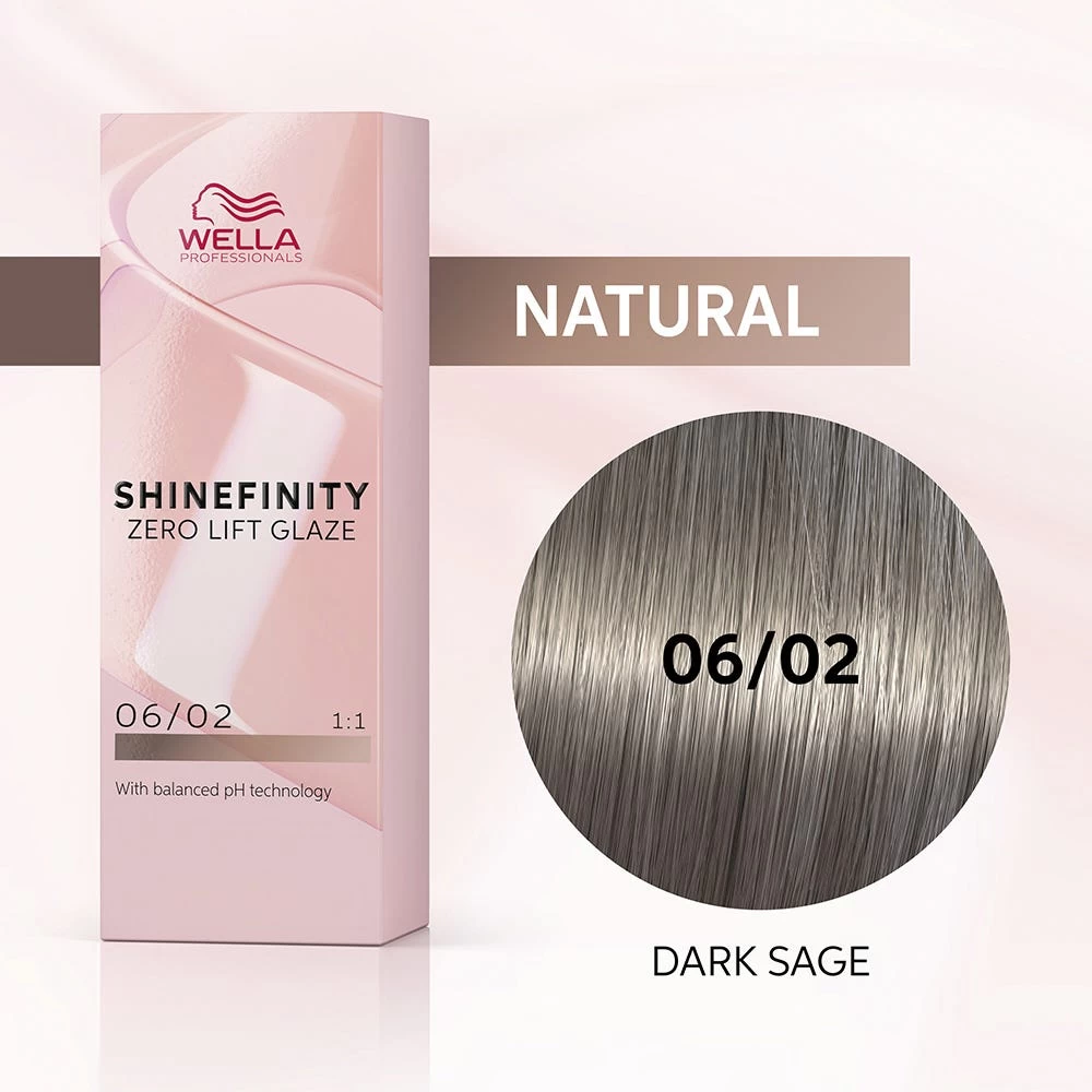 Wella Shinefinity Glaze Dark Sage 06/02 Haarfarbe 60 Ml 2 Wella Shinefinity Glaze Dark Sage 06/02 Haarfarbe 60 Ml – Bild 2