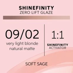 Wella Shinefinity Glaze Soft Sage 09/02 Haarfarbe 60 Ml -Bestes Haarpflege Geschäft 12100551 3