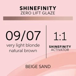 Wella Shinefinity Glaze Beige Sand 09/07 Haarfarbe 60 Ml -Bestes Haarpflege Geschäft 12100555 3