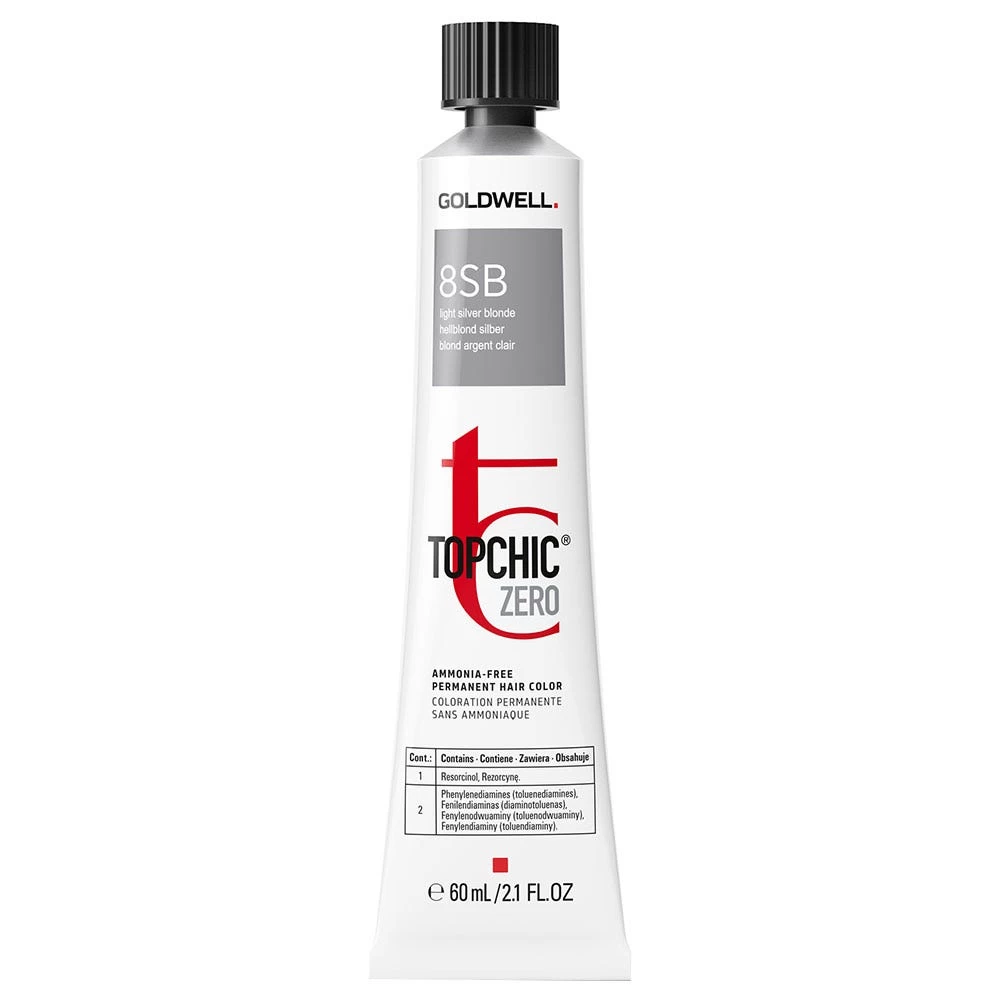 Goldwell Topchic Zero Haarfarbe 8SB Hell Silberblond 60 Ml 2 Goldwell Topchic Zero Haarfarbe 8SB Hell Silberblond 60 Ml – Bild 2