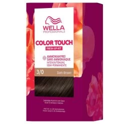 Wella Color Touch Fresh-Up-Kit Intensivtönung 3/0 Dunkelbraun 130 Ml